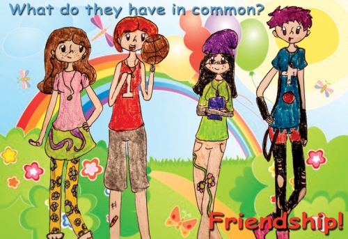 What Do They Have In Common?  Friendship. 