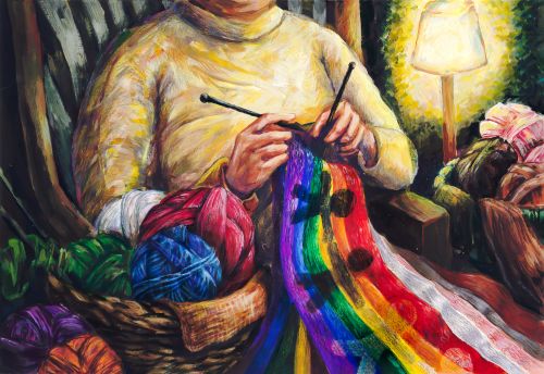 A Scarf Woven From Every Unique Thread