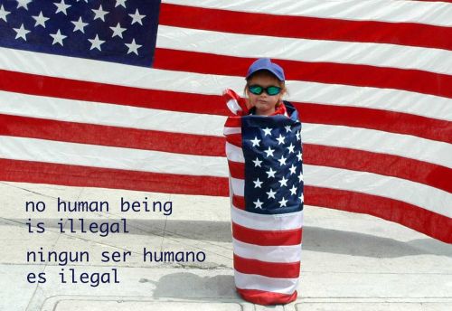Artwork - No Human Being Is Illegal
